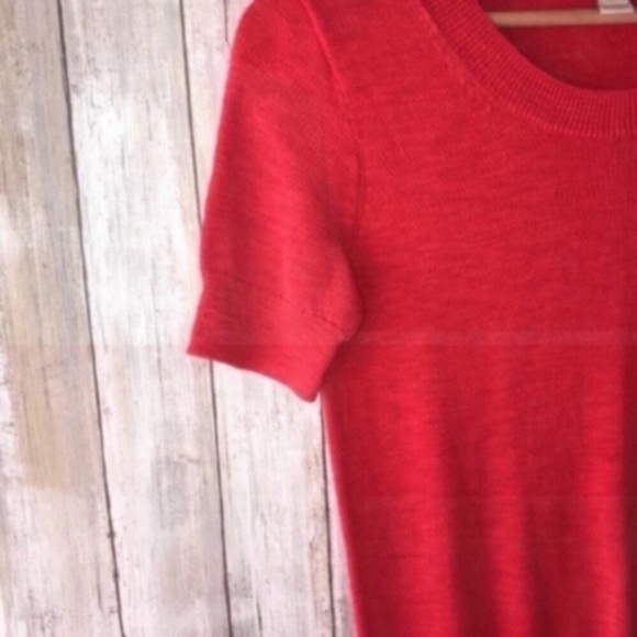 J. Crew Red Sweater Type Blouse - Picture 2 of 4
